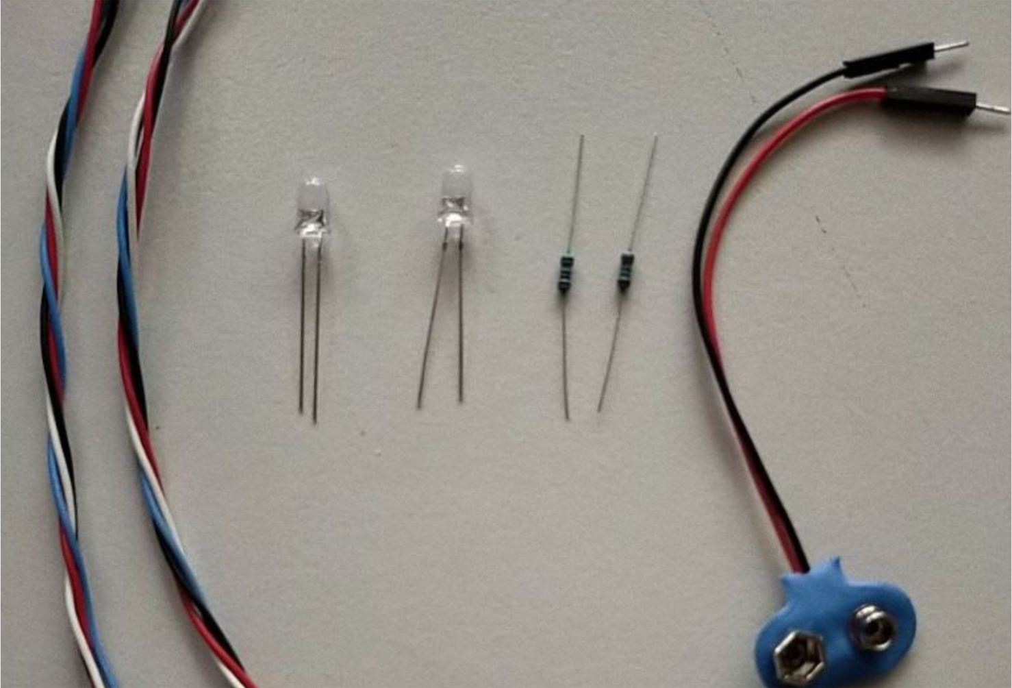 rangkaian led sederhana