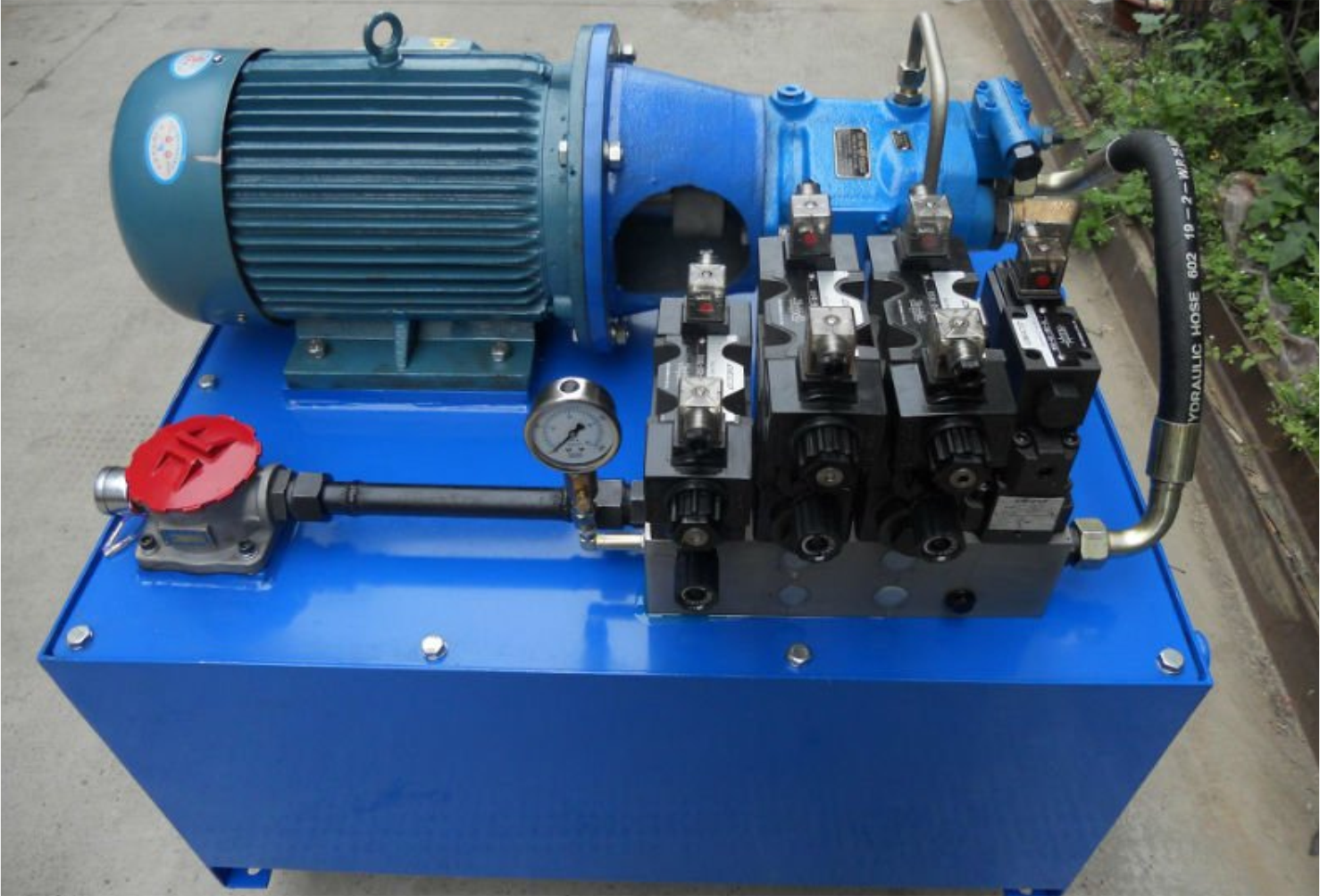 rangkaian power pack hidrolik