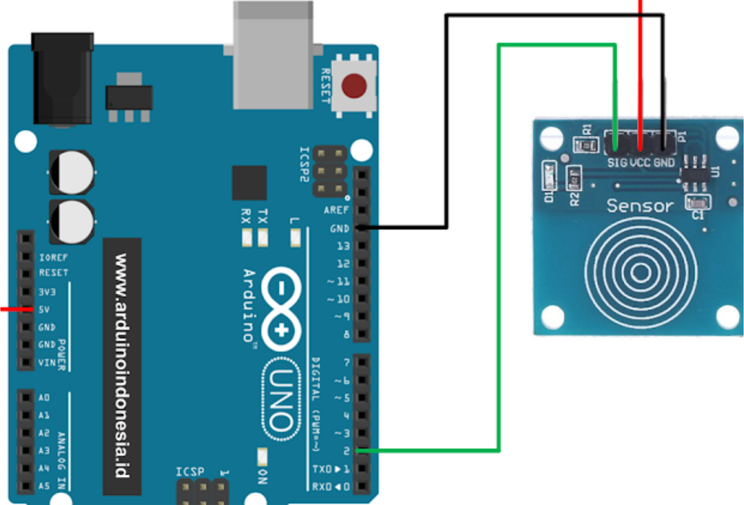 rangkaian sensor sentuh
