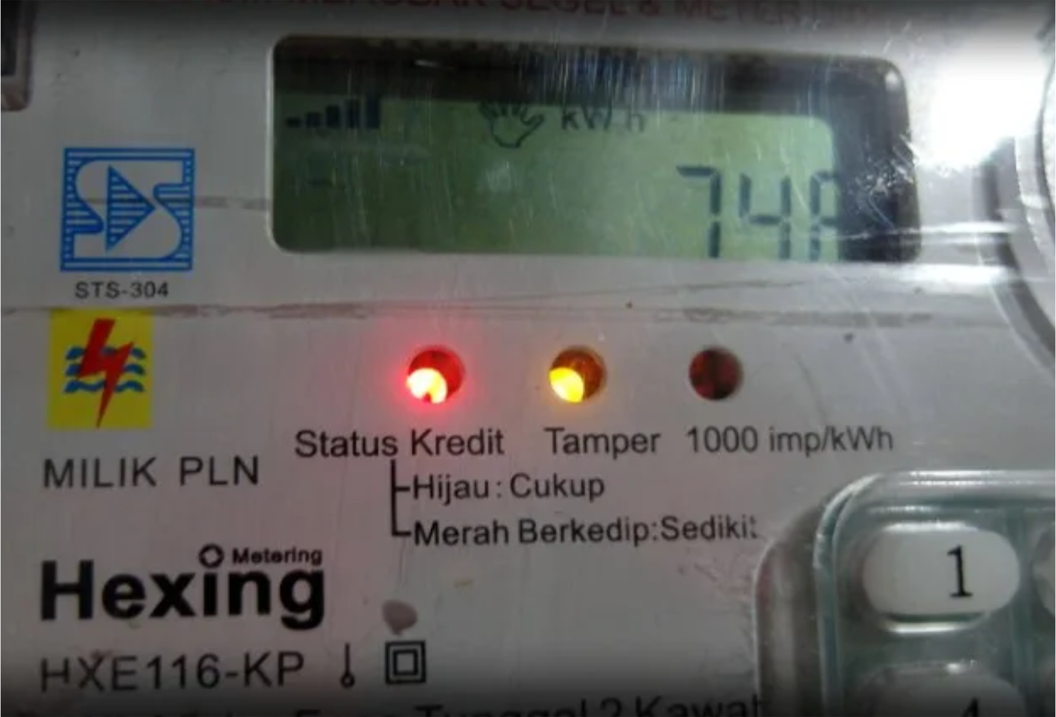cara mengatasi lampu merah pada meteran listrik