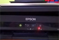 lampu tinta berkedip epson l210