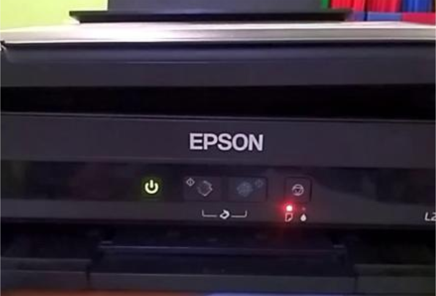 lampu tinta berkedip epson l210